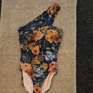 Garnet Hill One Shoulder Suit